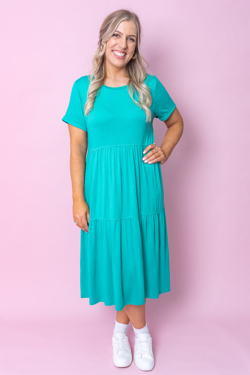 Pauline Dress Dark Green
