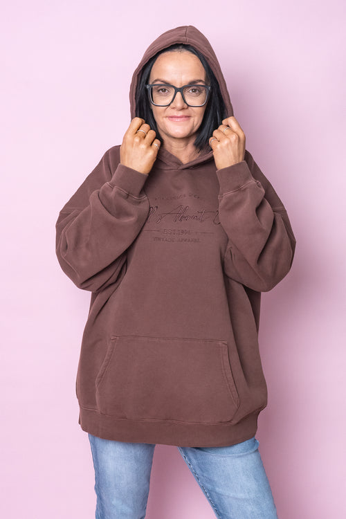 Classic Hoodie in Brown - All About Eve