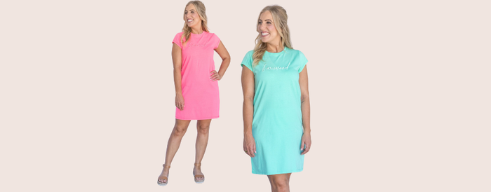 Signature Tee Embroidery Dresses