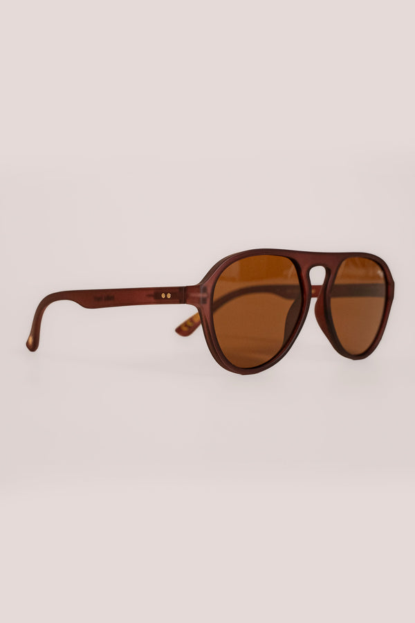 Ines Sunglasses in Mocha - Milla Hart