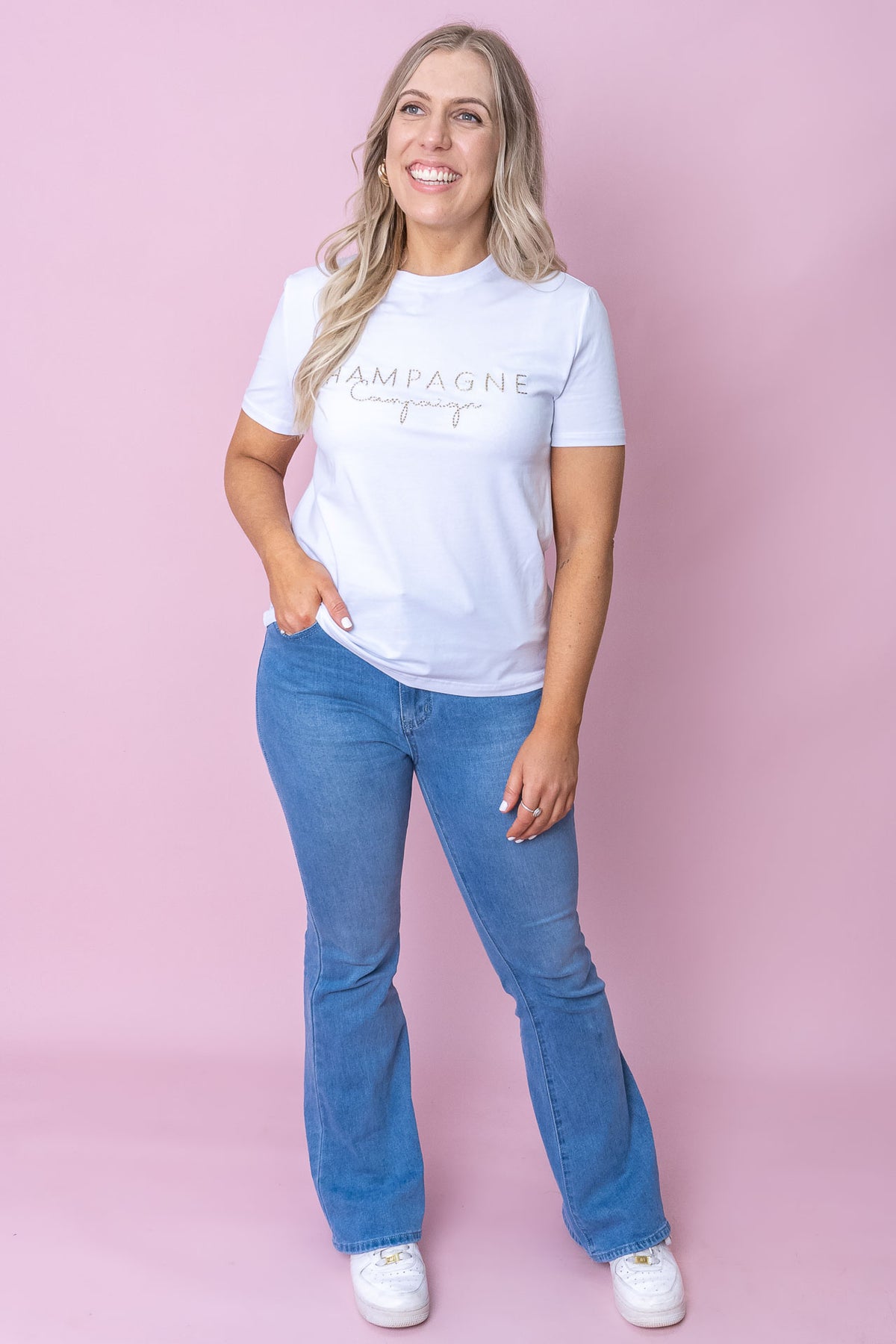 Nikki Tee in White