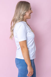 Nikki Tee in White