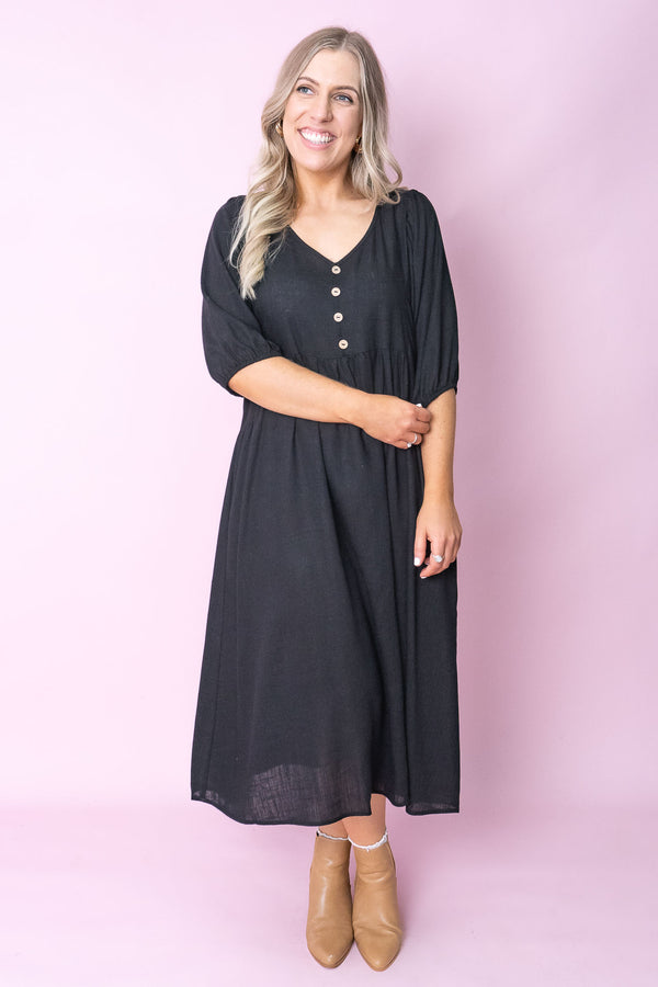 Emery Dress in Black