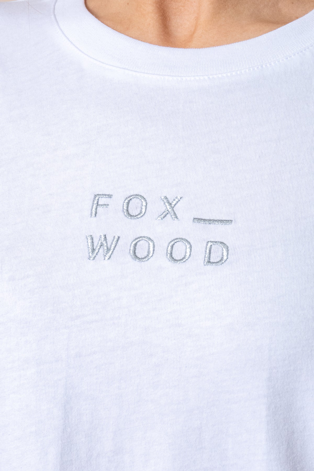 Huntleigh Oversized Tee in White - Foxwood