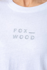 Huntleigh Oversized Tee in White - Foxwood