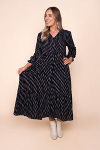 Vicky Midi Dress in Black
