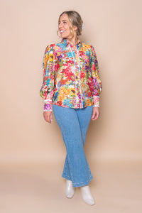 Tatum Floral Top in Multi