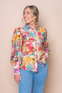 Tatum Floral Top in Multi