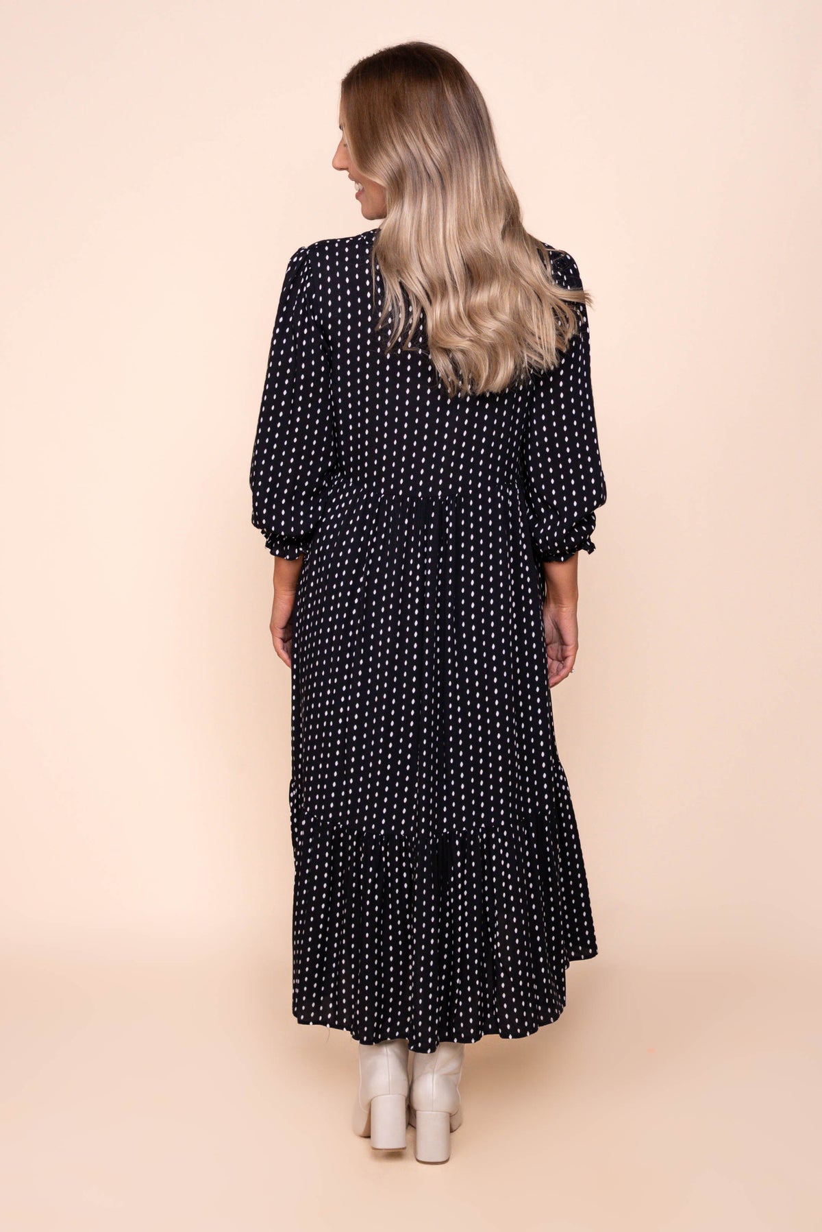 Vicky Midi Dress in Black