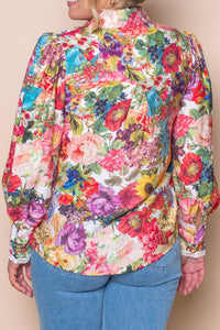 Tatum Floral Top in Multi