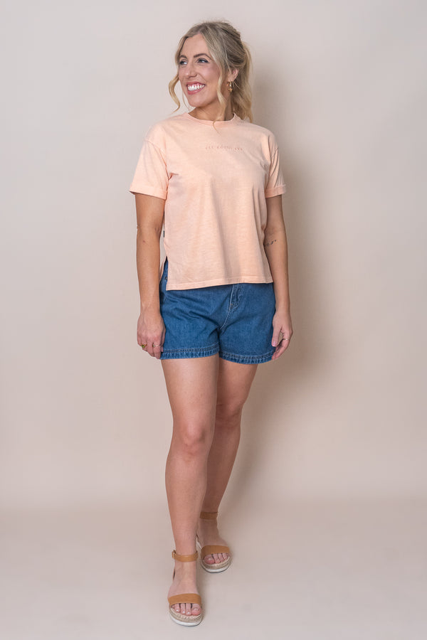 AAE Washed Tee in Orange - All About Eve