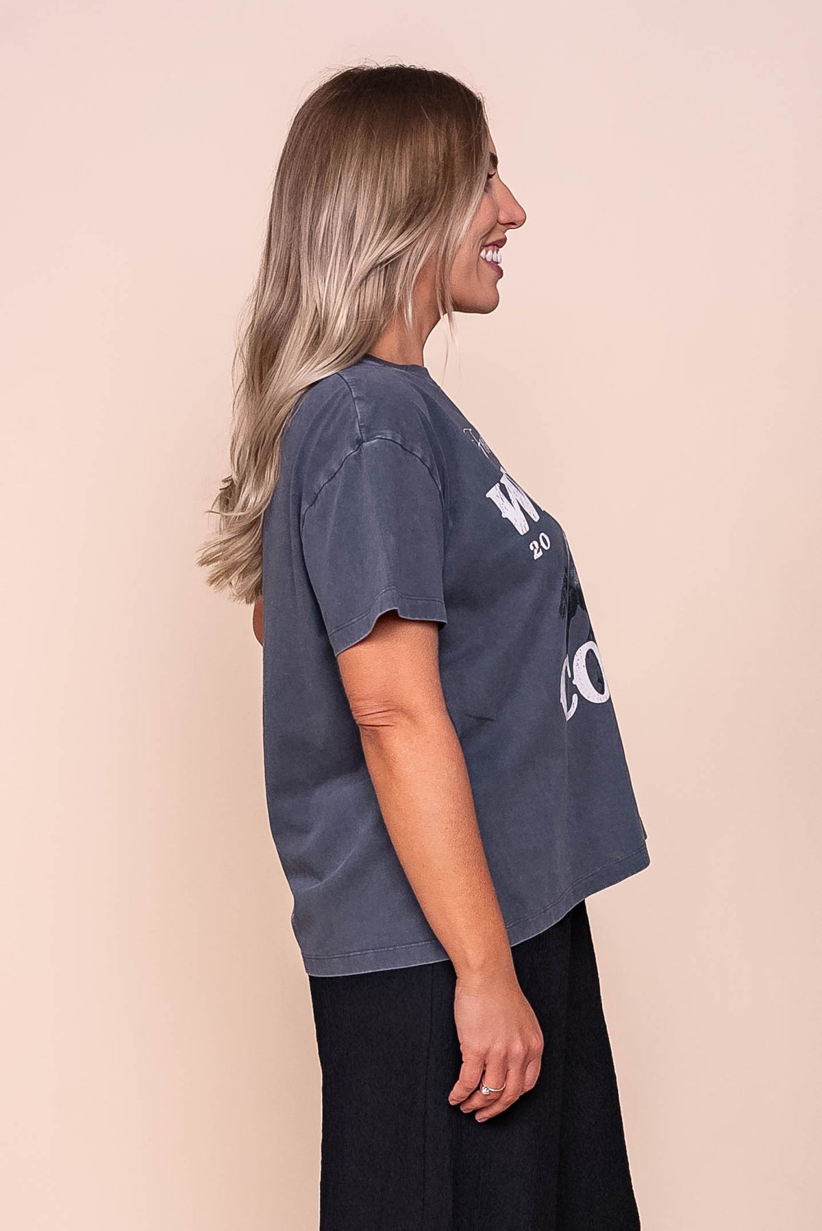 Tex Tee in Black - Foxwood