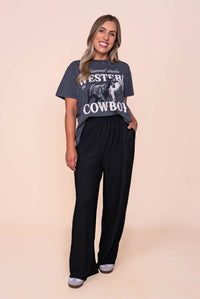 Tex Tee in Black - Foxwood