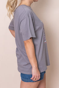 Celestial O/S Tee in Charcoal - All About Eve