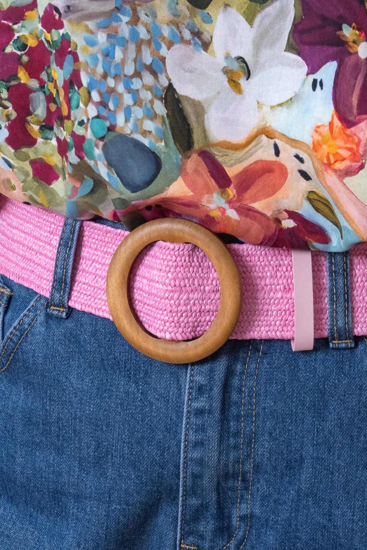 Amira Belt in Pink