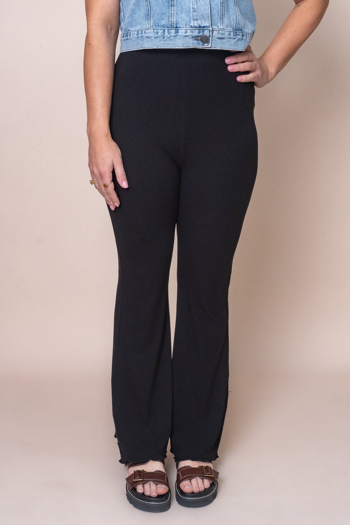 AAE Rib Flare Pants - All About Eve