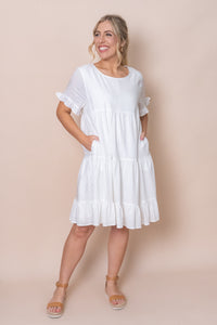 Nicole Dress in White