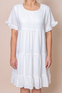 Nicole Dress in White