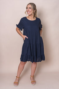 Nicole Dress in Navy