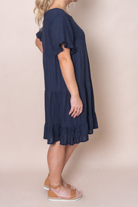 Nicole Dress in Navy