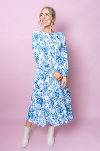 Amalfi Dress in Blue