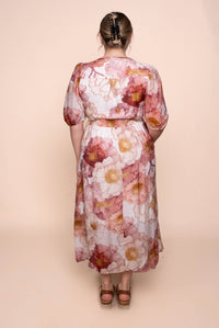 Wisteria Midi Dress in Blush