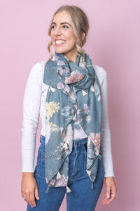 Avery Scarf in Teal