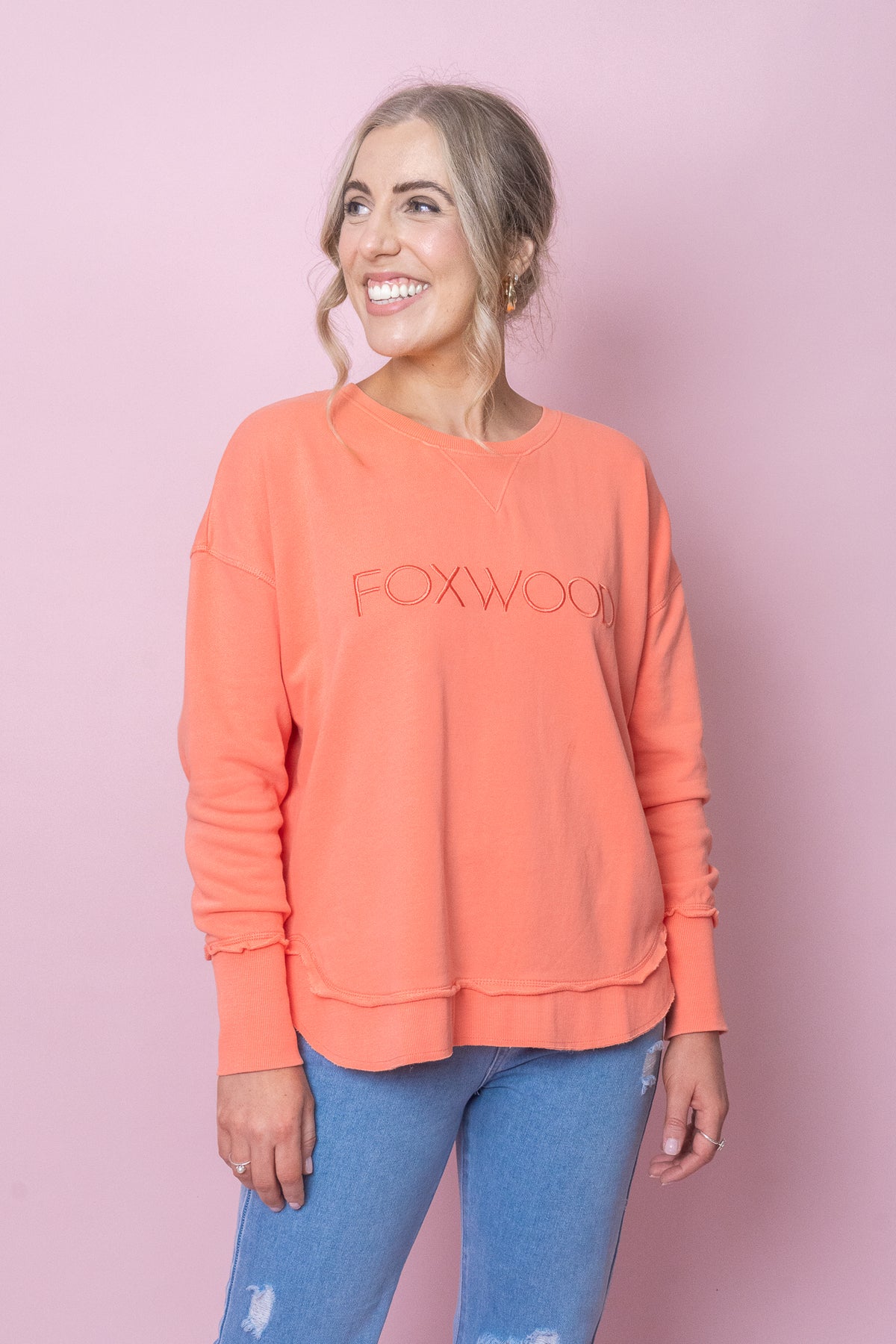 Simplified Crew in Peach - Foxwood