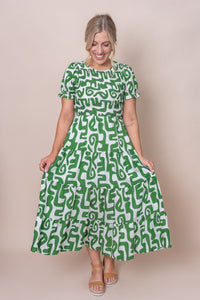 Dillon Dress in Green