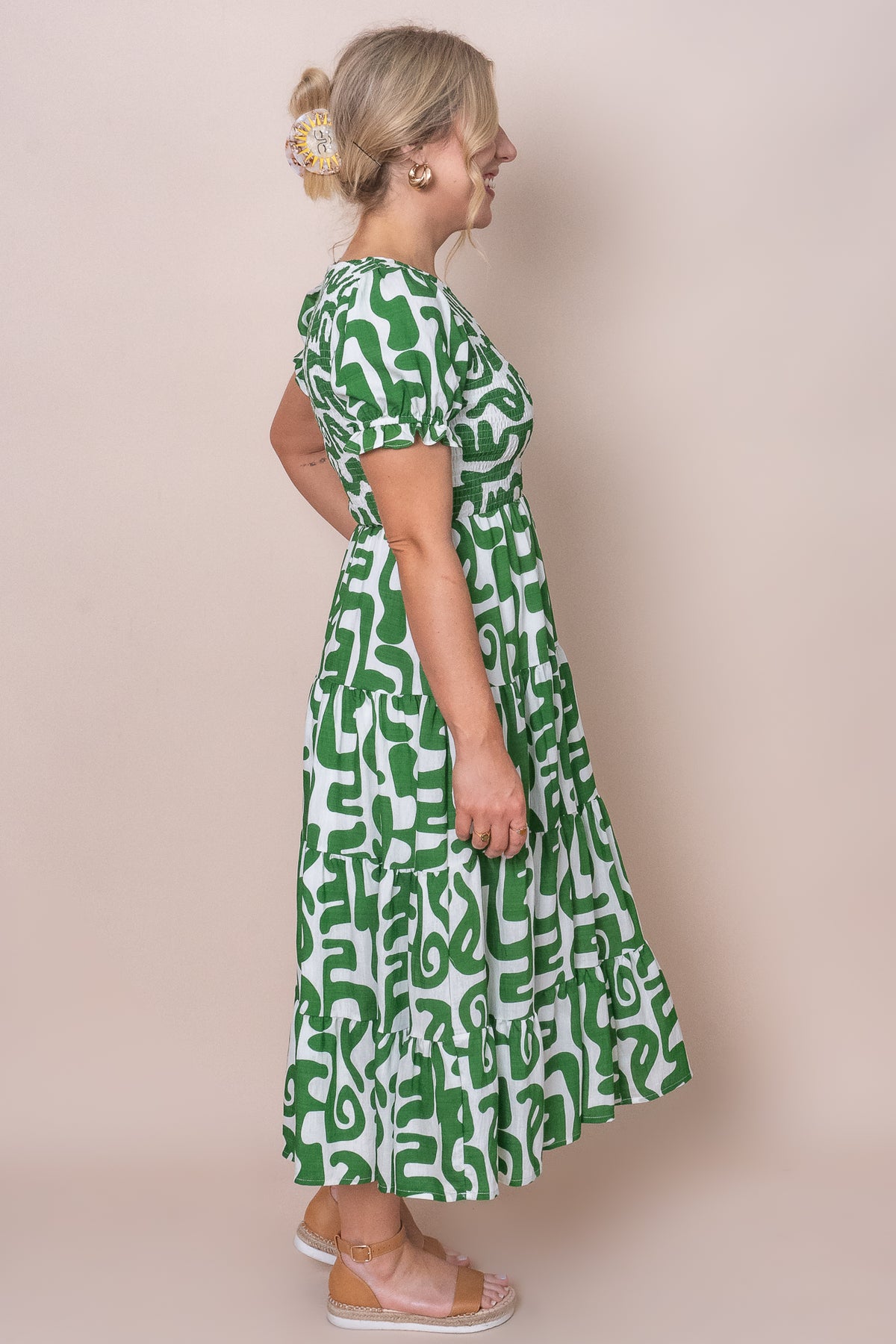 Dillon Dress in Green