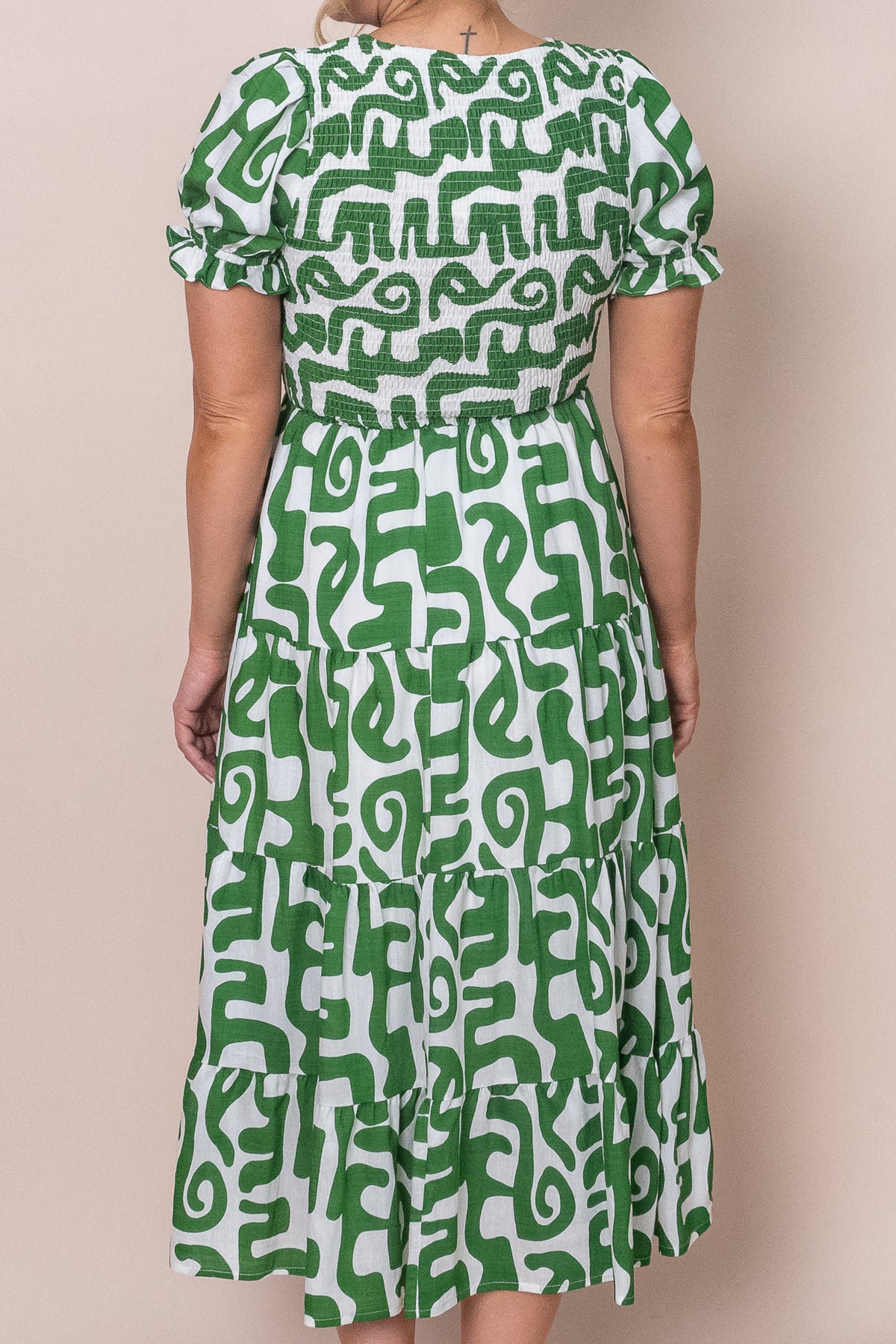 Dillon Dress in Green