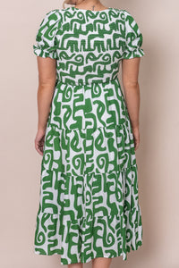 Dillon Dress in Green