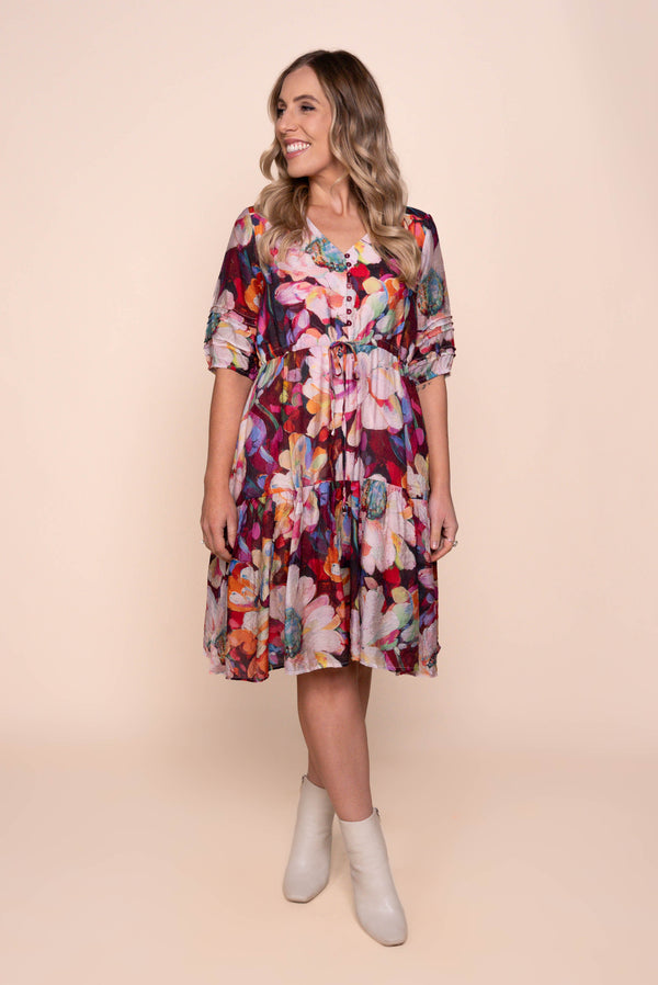 Raelynn Floral Dress in Multi