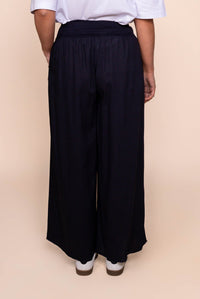 Olena Wide Leg Pants in Navy