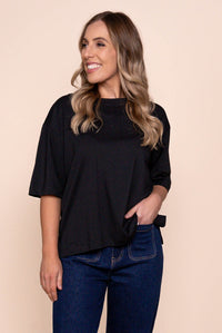 Bianca S/S Tee in Black