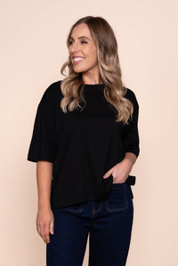 Bianca S/S Tee in Black