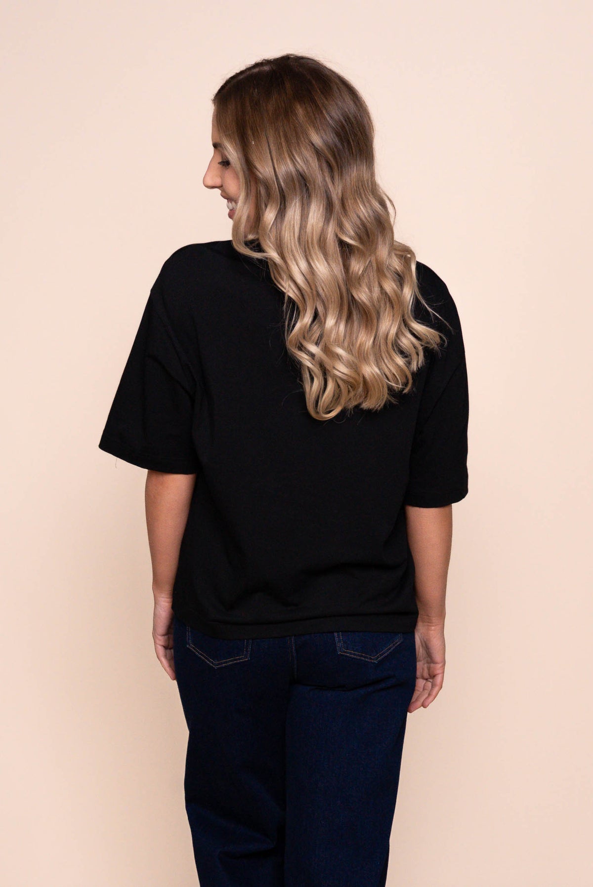 Bianca S/S Tee in Black
