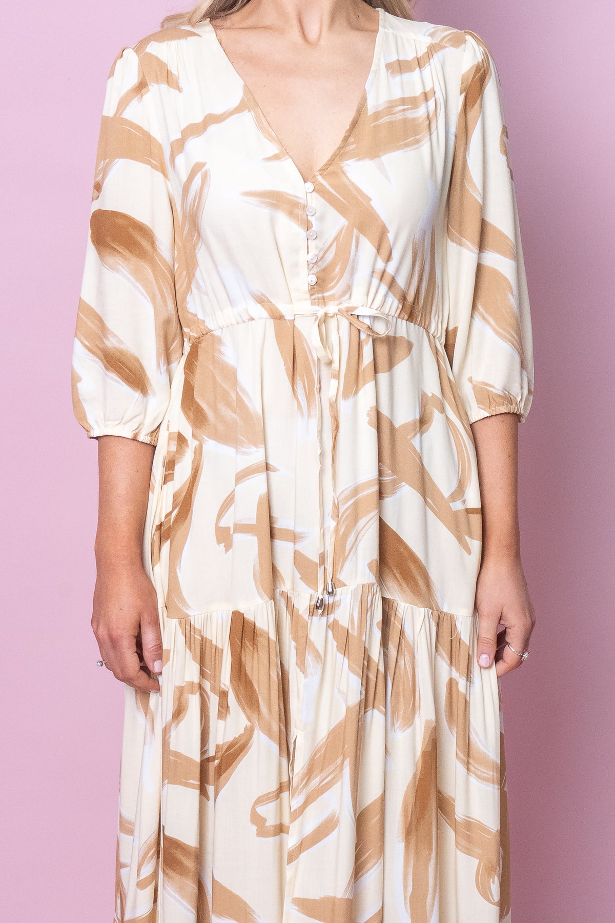 Juno Dress in Beige