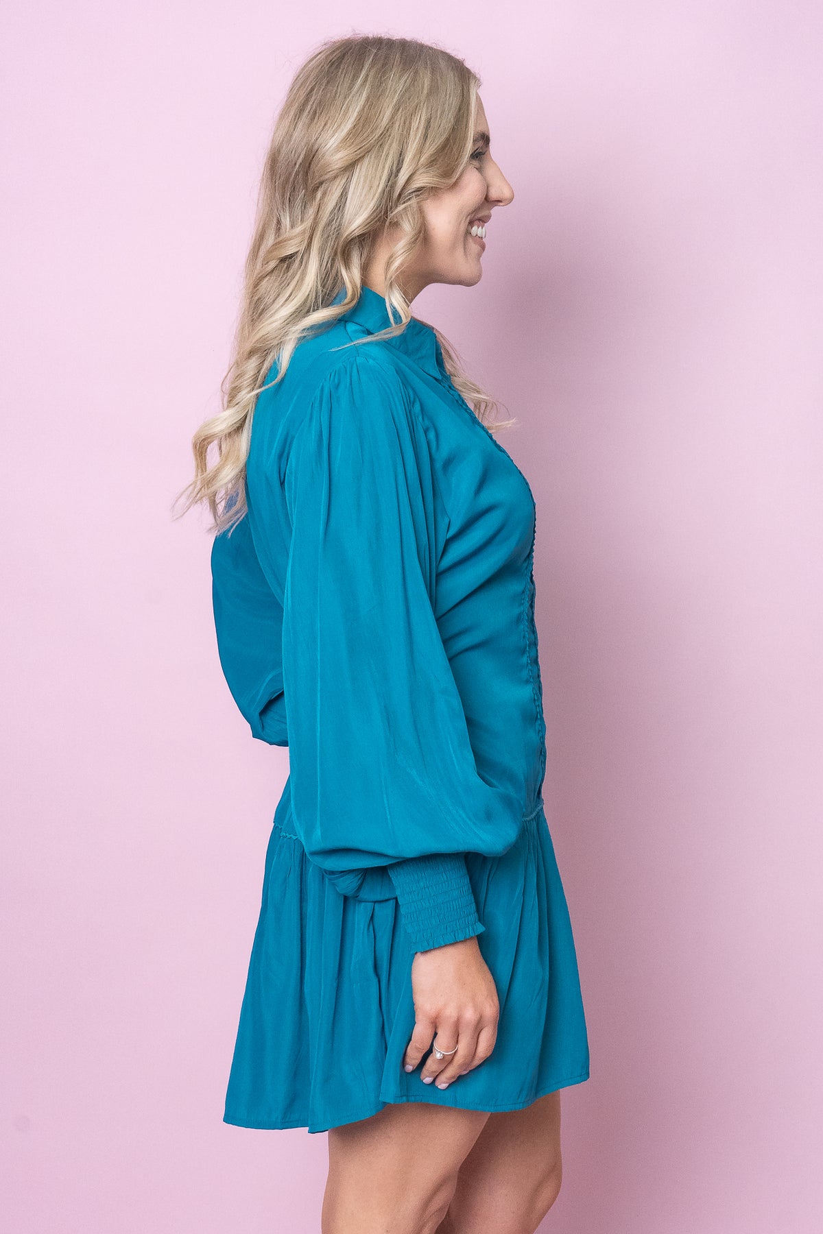 Lizara Dress in Aquamarine