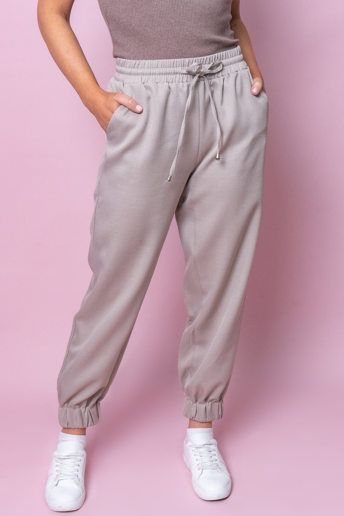 Reggie Joggers in Stone - Final Sale