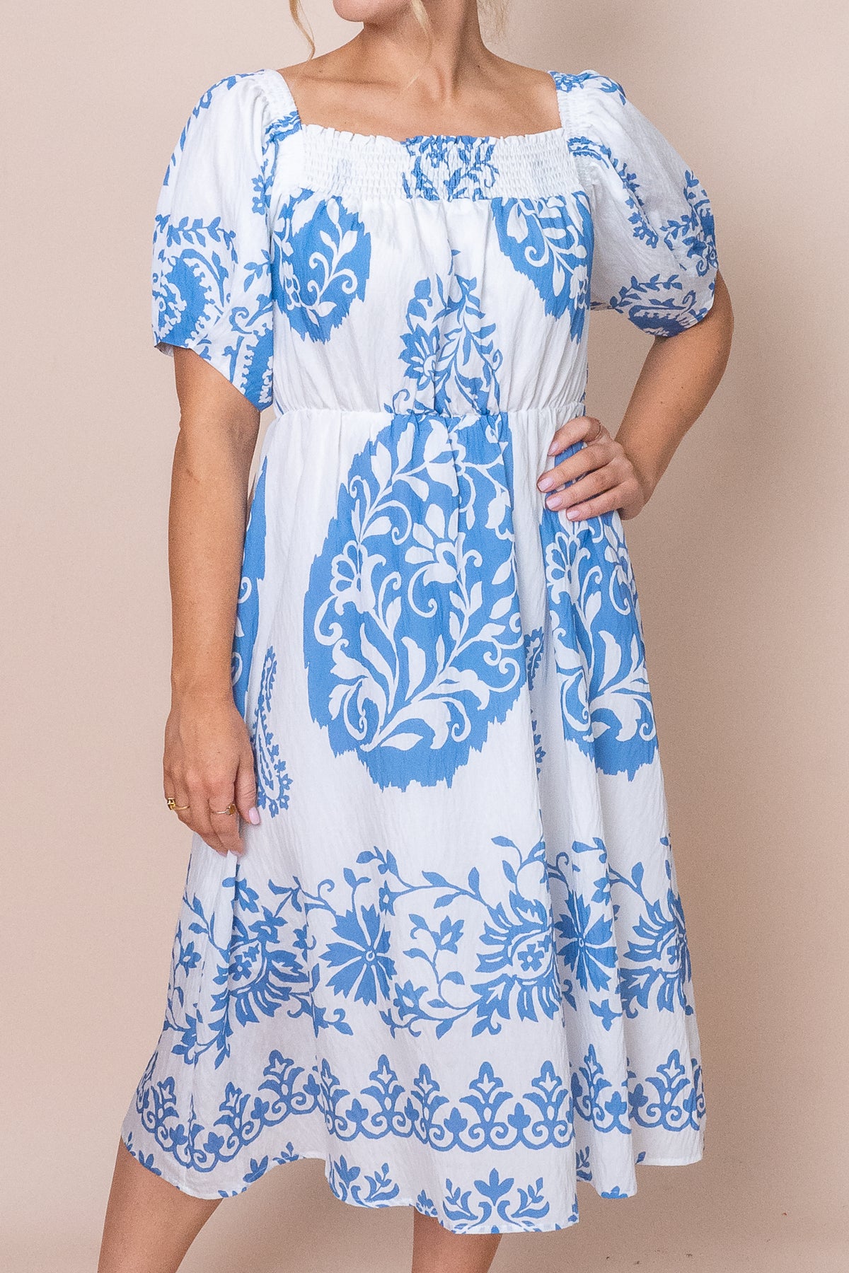 Gemma Dress in Blue