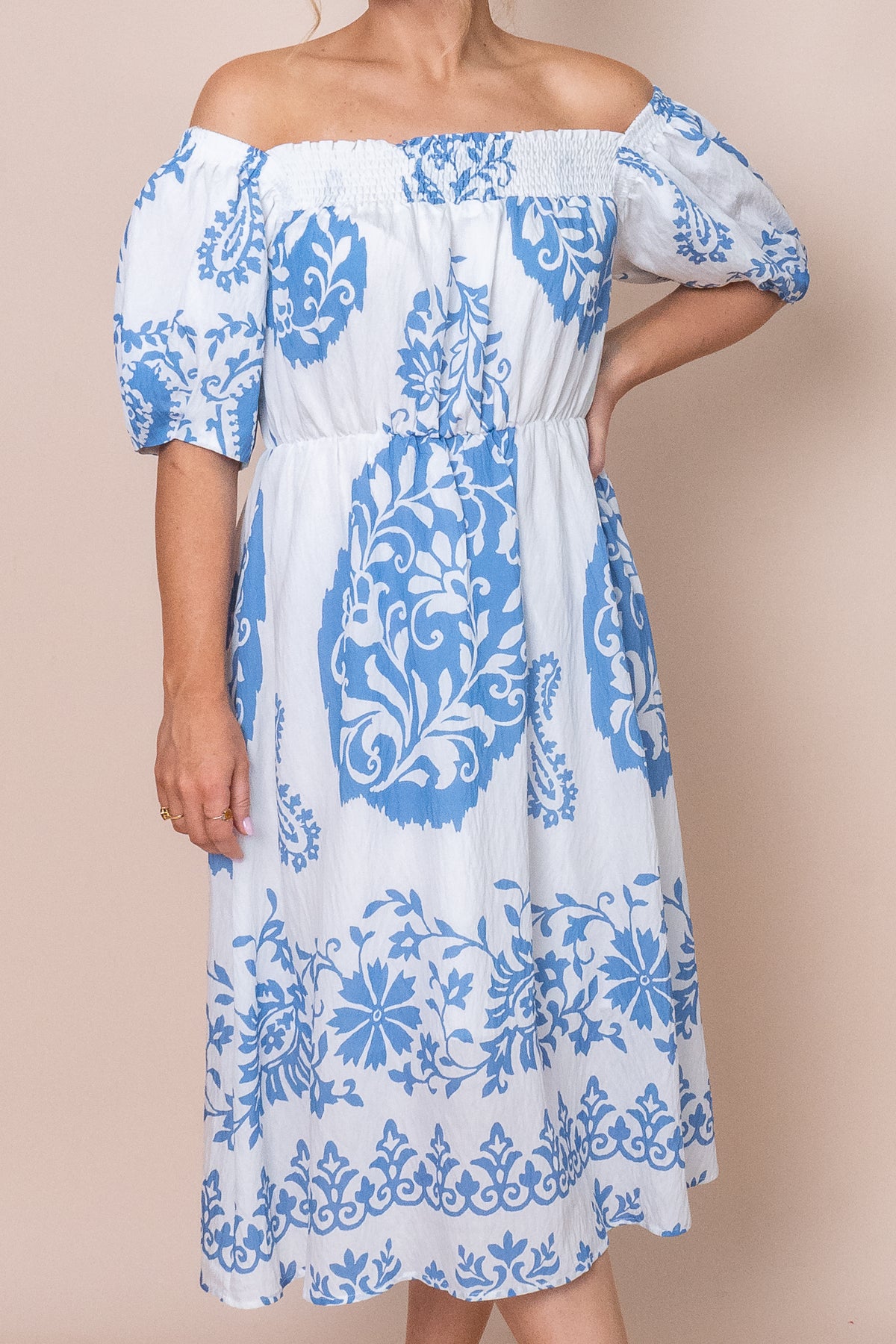 Gemma Dress in Blue