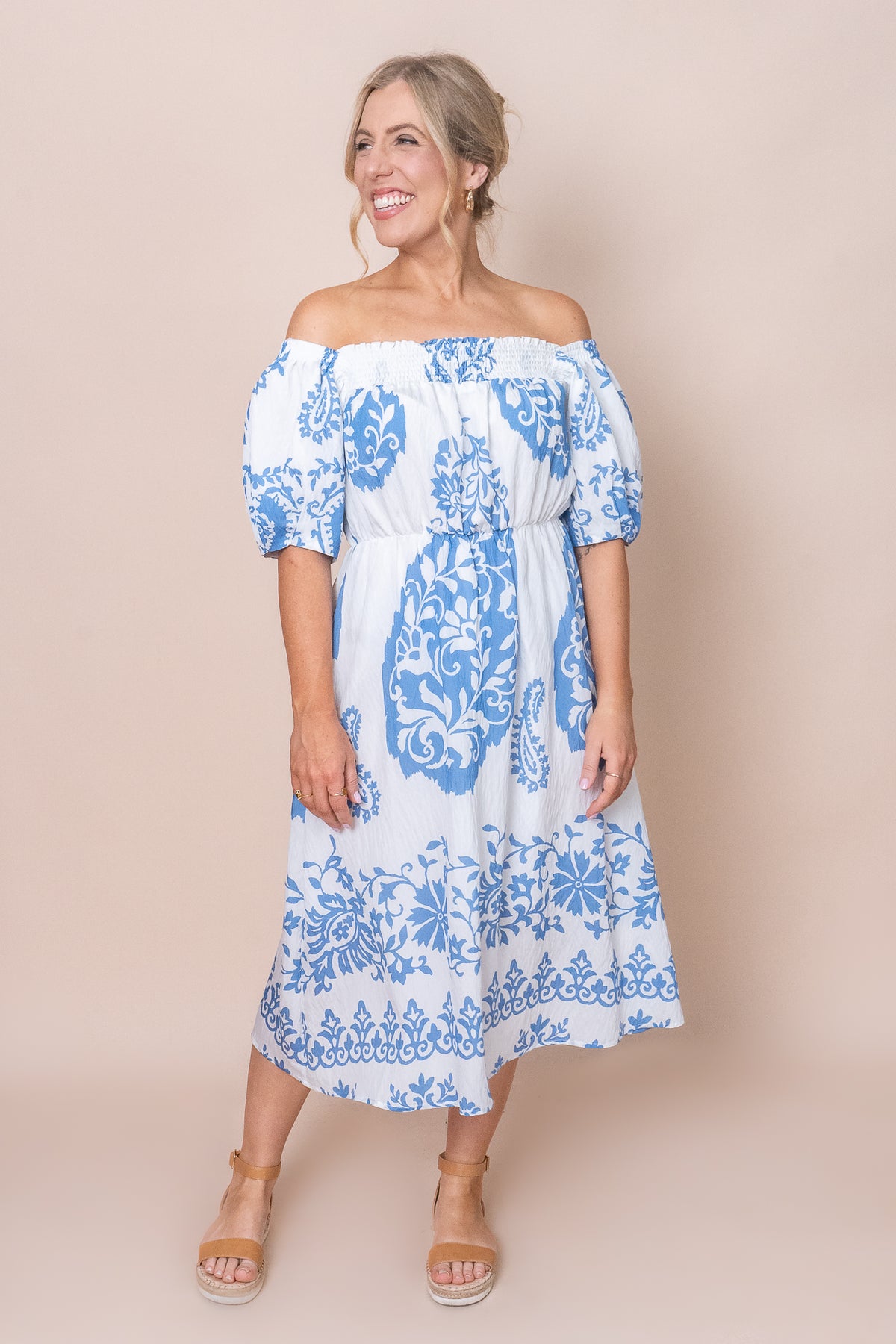 Gemma Dress in Blue