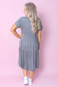 Pauline Dress in Grey