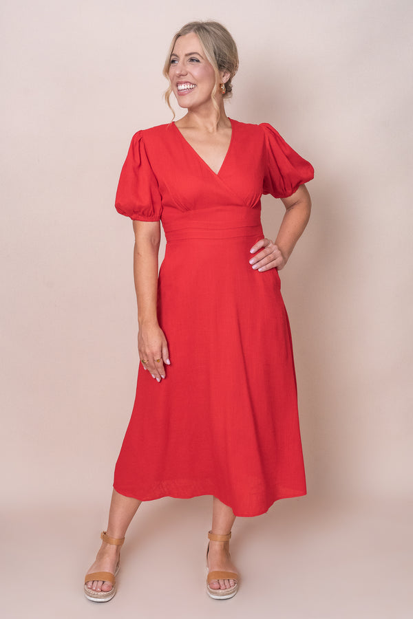 Selah Dress in Red