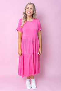 Pauline Dress in Pink