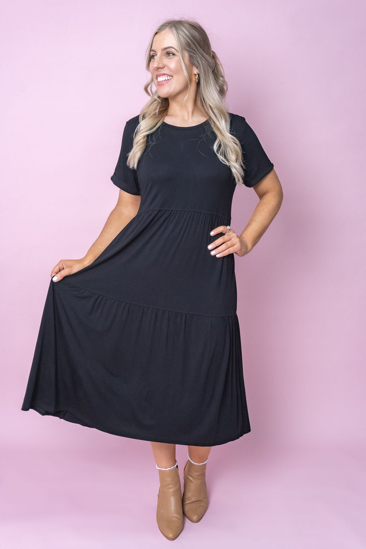 Pauline Dress in Black