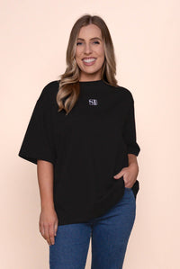 Silent Luxe Tee in Black - Silent Theory
