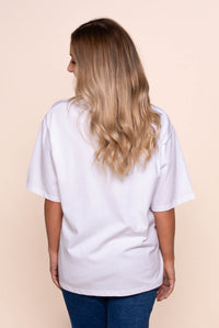 Silent Luxe Tee in White - Silent Theory