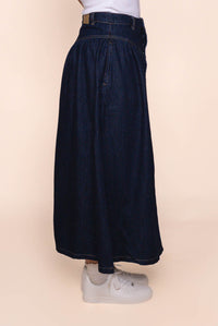 Arlo Maxi Skirt in Indigo - All About Eve